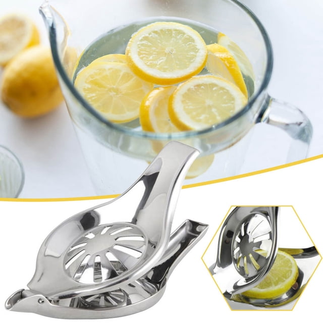 Yhmxh Gadgets Kitchen Essentials de Cuisine Pince Citron en Acier Inoxydable 304 Manuelle Multifonction Dispositif de Pression Orange Gadget de Cuisine Accessoires KitchenAid Accessoires de Cuisine