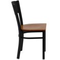thumbnail image 3 of Flash Furniture Hercules Circle Back Metal Dining Chair in Cherry, 3 of 4