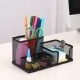 thumbnail image 2 of letairis Stylo en Métal Porte-Crayon Portable Couleur Unie Remplaçant Antidérapant Bord Rond Anti-Rouille Réutilisable Organisateur de Bureau Lavable Orange, 2 of 6