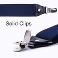 thumbnail image 4 of SNNROO Bretelles à Clip Robustes pour Hommes Bretelles Réglables en X avec Clips pour Travail Mariage Fête, 4 of 6
