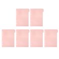 thumbnail image 4 of 6Pcs Pink Index Dividers for Office Use and Study Professional Tab Design 12.6X5.8X0.04In, 4 of 8