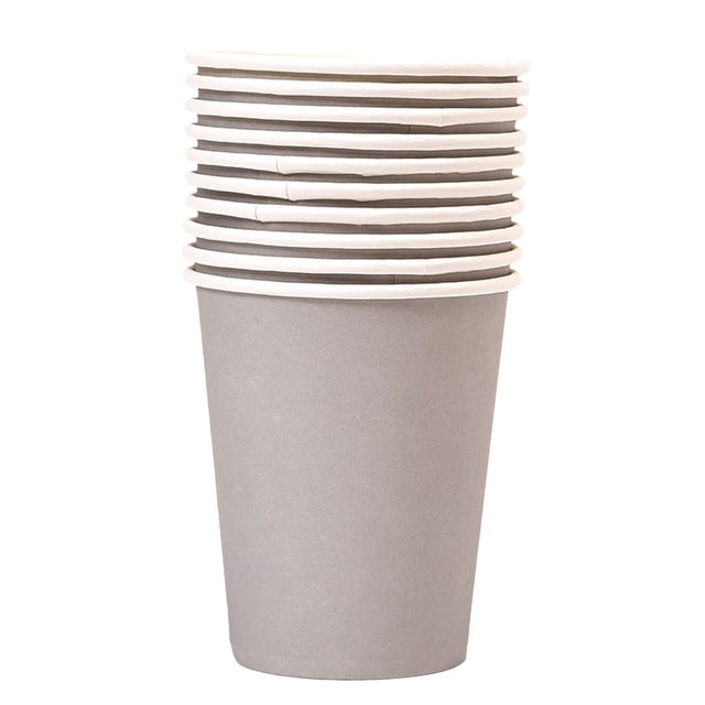 10 Pieces 9oz Disposable Paper Cups Colorful Cups Paper Cups Disposable Cups for Party DIY Craft Holiday Use Drinking Cups 15 Colors