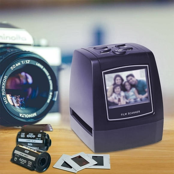 Digital Film Scanner 35/135mm Positive Negative LCD film scanner; 35/135mm Slide Film Scanner with 2.4-inch LCD Screen, US Plug