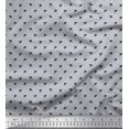 thumbnail image 1 of Soimoi Velvet Fabric Swallow Bird Small Decor Fabric Printed Yard 58 Inch Wide, 1 of 3
