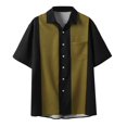 thumbnail image 1 of Homme Été Décontracté Imprimé Mode Imprimé Chemise Grande Taille Manches Courtes Justaucorps Manches Col Rabattu Chemise Justaucorps Homme Chemise Bouton Col Chemise, 1 of 8