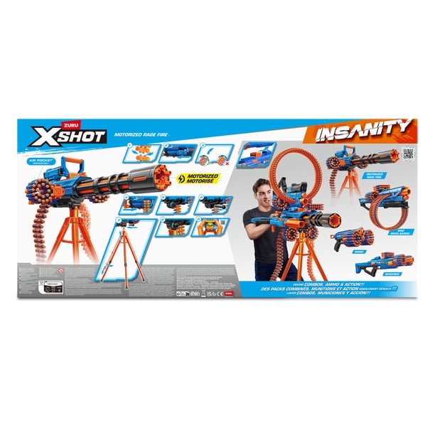 XSHOT Insanity Motorized Rage Fire (72 Darts) by ZURU - Walmart.ca