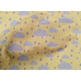 thumbnail image 4 of oneOone Cotton Poplin Fabric Raindrop & Clouds Nature Print Fabric by The Yard 56 Inch Wide, 4 of 4