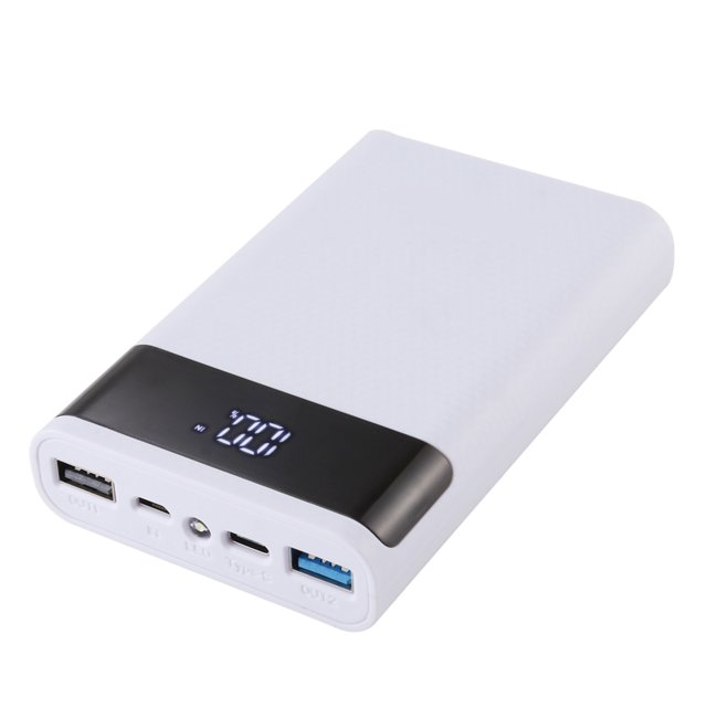Boîtier de Pile Portable Banque d'Alimentation USB Boîtier de Chargeur d'Alimentation, Boîtier Boîtier de Banque d'Alimentation de Pile Bricolage avec Sortie USB et Indicateur