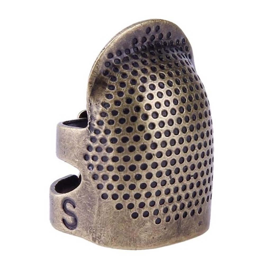 Gkeoshab Office&Craft&Stationery Copper Finger Protector Thimble Adjustable Fingertip Thimble for Sewing Embroide Home & Garden