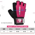 thumbnail image 4 of RDX Weight Lifting Gloves for Gym Workout - Breathable with Padded Anti Slip Palm Protection - Great for Fitness, Bodybuilding, Powerlifting, Cycling, Strength Training Exercise, Weightlifting, 4 of 5