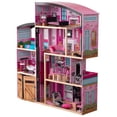 thumbnail image 1 of Shimmer Mansion Wooden Dollhouse, over 4 Feet Tall, Lights & Sounds and 30 Pieces, 1 of 9