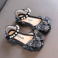 thumbnail image 5 of RXIRUCGD Chaussures Mode Été Sandales Filles Robe Performance Chaussures de Danse Paillettes Perle Maille Nœud Boucle Chaussures de Princesse, 5 of 5