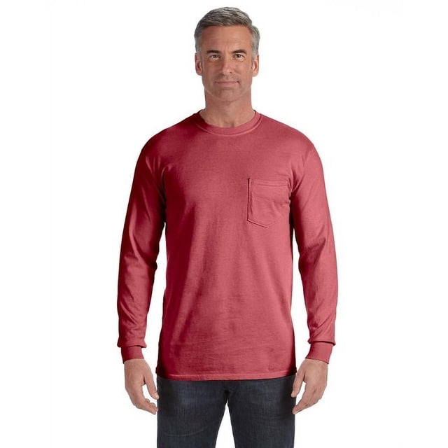 Comfort Colors T-Shirt à Manches Longues pour Adulte avec Poche