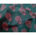 thumbnail image 4 of oneOone Silk Tabby Fabric Floral Block Print Fabric By The Yard 42 Inch Wide, 4 of 4