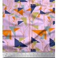 thumbnail image 1 of Soimoi Poly Georgette Fabric Dot,Branches & Triangle Geometric Print Fabric by The Yard 52 Inch Wide, 1 of 3
