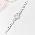 thumbnail image 3 of 3pcs Waterproof Steel Strap Bracelet Quartz Women Watch(Gold), 3 of 8