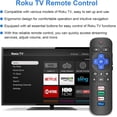 thumbnail image 2 of XiHAMA 2-Pack Replacement Compatible with Roku TV Remote Compatible for TCL Roku/Onn Roku/Hisense Roku/Philips Roku/Sharp Roku/Westinghouse Roku/Insignia Roku TV [Remote Control for Roku TV Only], 2 of 7
