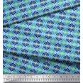 thumbnail image 3 of Soimoi Silk Fabric Ogee Damask Print Fabric by Yard 42 Inch Wide, 3 of 5