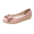 thumbnail image 1 of Chaussures pour Femmes Chaussures Chaussures de Travail Femmes Mode Décontractée Bout Rond Nœud Papillon Peu Profond à Enfiler Plates Chaussures de Travail, 1 of 8