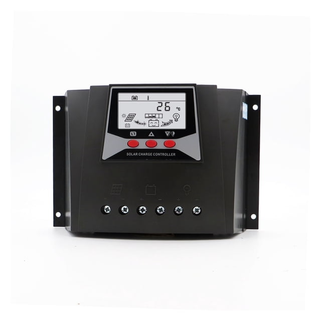 60/50A 48V 36V 24V 12V Battery Charger Solar Charge Controller PWM Solar Battery Charger Regulators With LCD Display 5V ,Safe to Use