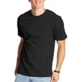 thumbnail image 1 of Hanes T-Shirt Classique à Col Rond en Coton pour Hommes Beefy-T, 4TG, Noir, 1 of 1