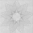 thumbnail image 1 of Ahgly Tapis d'Intérieur Lavable en Machine Carré Transitionnel Gris Platine, 5 Pieds Carré, 1 of 7