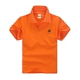 thumbnail image 1 of Polos pour Garçons Polo Uni pour Garçons Chemises Mode à Manches Courtes 4-5 Ans Mode Garçons, 1 of 2