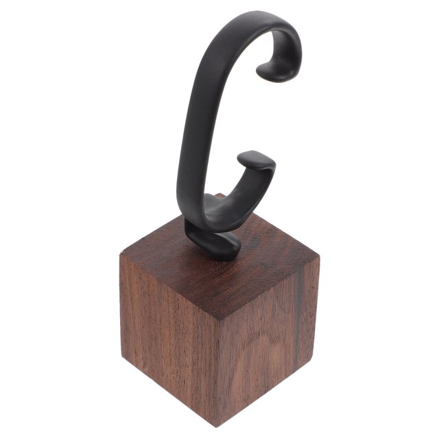 Support d'Exposition de Montre à Base en Bois, Support Support Rack, Anneau en C, Accessoire d'Exposition de Montre