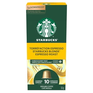 STARBUCKS By Nespresso Blonde Espresso Roast Coffee Capsules