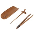 thumbnail image 3 of Tea Scoop, Hand-Made Carving Tea Accessories Bamboo Tea Set, Natural Bamboo Tea Scoop Set 4Pcs/Set For Home Office Chrysanthemum, 3 of 8