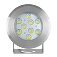 thumbnail image 1 of 12V/24V All Stainless Steel LED Pool Landscape Light Underwater Spotlight Colorful RGB Pool Fountain Underwater Light ,Long Lasting, 1 of 8
