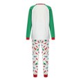 thumbnail image 3 of Honganda Christmas Family Pajamas Set, Dinosaur Print Tops+Trousers/Romper, 3 of 9