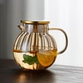 thumbnail image 1 of tredstone 1.3L Glass Teapot Heatproof Filter Creative Clear for Office Traveling Home A, 1 of 9