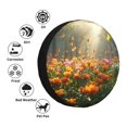 thumbnail image 4 of Vsdgher Butterflies In Flower Field for Spare Tire Cover, Tire Wheel Protector Wheel Cover Fit for Truck,Trailer,RV,SUV,Camper and Most Vehicle-16 inch, 4 of 6