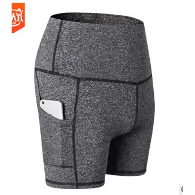 New Simple Women Compression Yoga Shorts Sport Gym Fitness Running Butt Lift Booty Pants
