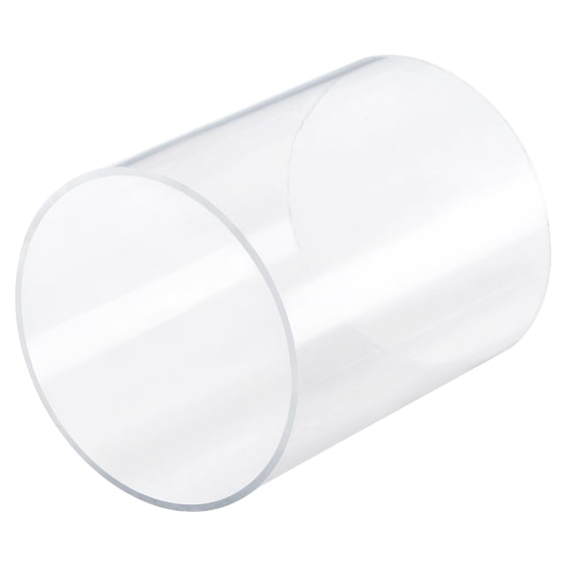 Tube Rond Rigide en Acrylique Transparent 76mm ID 80mm OD 100mm pour Éclairage, Modèles, Plomberie, Bricolage