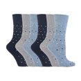 thumbnail image 1 of Gentle Grip - 6 Pairs Ladies Gentle Grip Non Elastic Crew Socks, 1 of 2