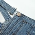 thumbnail image 4 of KIDSCOOL SPACE Baby Little Girls Skirt,Ripped Soft Strechy Denim Girls Summer Overalls Dress, 4 of 5