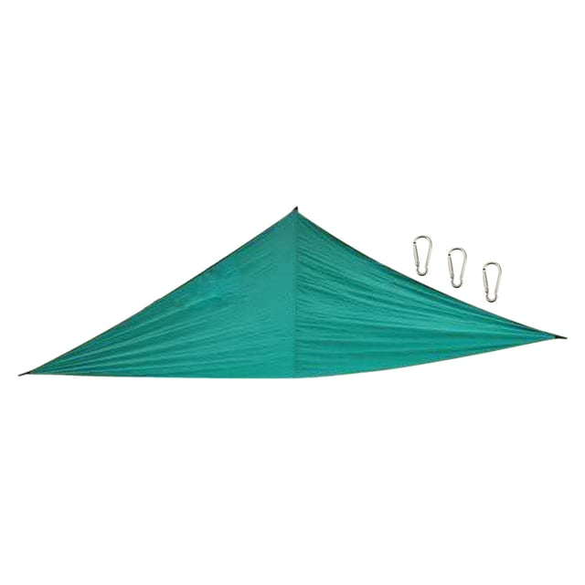 Labymos 13ft Rain Fly UV Resistant Sun Shade Sail Canopy Waterproof Heavy Duty Triangle 210T