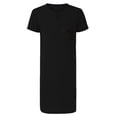 thumbnail image 4 of Chemise de Nuit pour Homme, Douce et Confortable à Manches Courtes, Col en V, Chemise de Sommeil, Tenue d'Intérieur Pyjama Robe de Nuit Chemise de Nuit pour Femmes Noir TG, 4 of 4