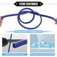 thumbnail image 4 of Unique Bargains Car Door Edge Guard 16.4ft U Shape Rubber Edge Trim Seal Strip Protector Universal PVC Iron Blue, 4 of 7