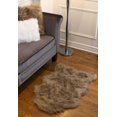 thumbnail image 3 of H-Luxe 2'X3' Gordon Faux Sheepskin Rug, 3 of 5