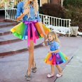thumbnail image 4 of Jupe Tutu Arc-en-Ciel pour Filles et Femmes, Tulle, Princesse, Robe de Danse, Fête, 4 of 4