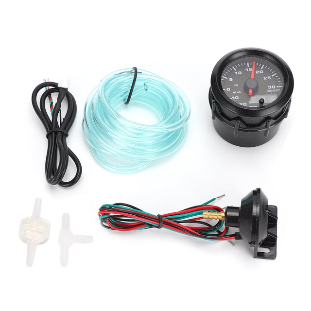 Digital Boost Pression, Anti-corrosion Haute Résistance Durable Boost Jauge Kit avec ABS Matériau pour Améliorer