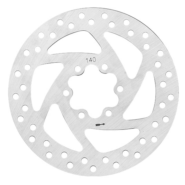 LEFU pour Disque de Frein de Trottinette Électrique 140MM 6 Boulons 44MM pour Trottinettes Ninebot F20 F30 F40 Kugoo Acier Inoxydable Résistant à la Rouille Haute Stabilité Installation Facile