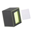 thumbnail image 4 of jinwen Card Deck Box Card Deck Storage Box, Transparent Window Album Card Holder Case Card Cards Case TCG Cards Protector Decks Case black green, 4 of 9