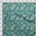thumbnail image 4 of oneOone Polyester Spandex Dusty Teal Green Fabric Abstracts Craft Projects Decor Fabric Printed By The Yard 56 Inch Wide, 4 of 5