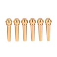 thumbnail image 1 of 6Pcs/Set Brass Guitar Bridge Pins Guitars Replacement Parts Repair Accessories, 1 of 8