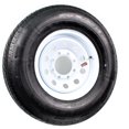 thumbnail image 3 of eCustomrim Radial Trailer Tire On White Rim ST235/80R16 Load Range E 8 Lug Modular Wheel - 6 Year Warranty w/Free Roadside, 3 of 4