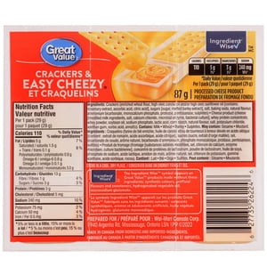Great Value Crackers & Easy Cheezy